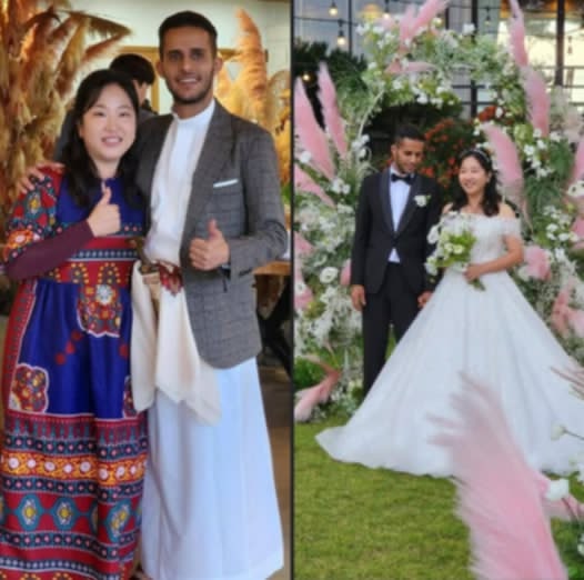 قصة حب عابرة للحدود.. سائحة كورية تتزوج شابًا يمنيًا في سقطرى