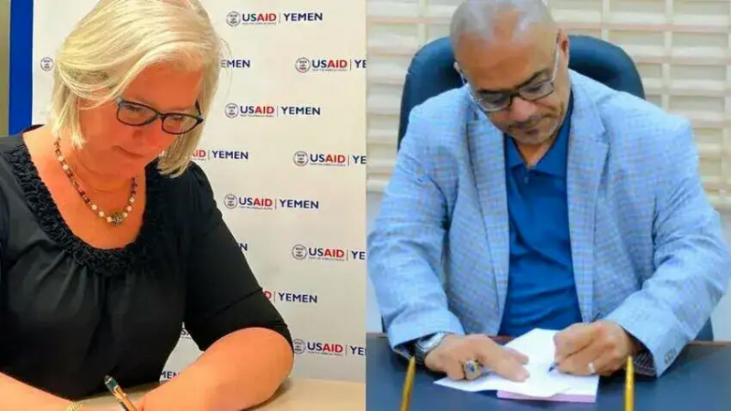 رسميا توقيع اتفاقية جديدة بين اليمن وأمريكا لمدة خمس سنوات