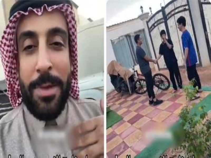 رجل سعودي يعرف ابنيه على شقيقهم من زوجته المصرية.. شاهد ردة فعلهم